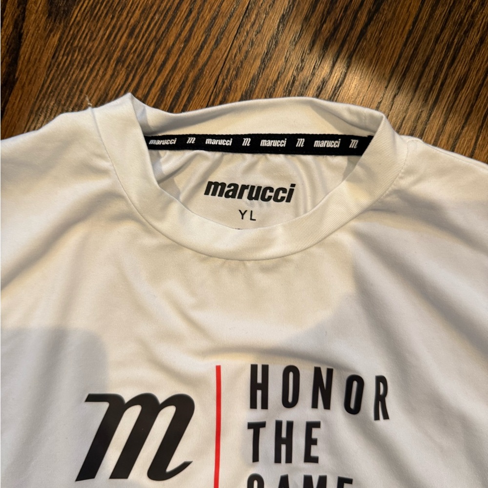 Marucci Kids White Graphic Tee